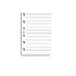 Filofax Vulling Pocket Wit Gelinieerd Notitiepapier