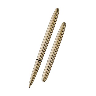 Fisher Space Pen Bullet Solar Flare Gold Titanium Ballpoint
