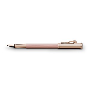 Graf von Faber-Castell Guilloche Tinted Metal Rose Fountain pen