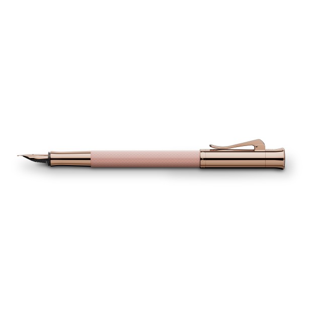 Graf von Faber-Castell Guilloche Tinted Metal Rose Stylo Plume