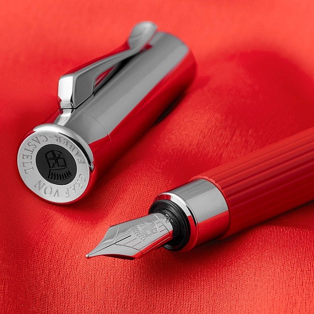 Graf von Faber-Castell Tamitio India Red Caneta de Tinta Permanente