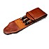 Galen Leather Legacy Deep Cognac TwinFlip Pen Pouch (Triple)
