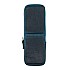 Galen Leather Magnum Opus Zippered 2 Slots Crazy Horse Ocean Blue Hard Pen Case