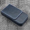 Galen Leather Magnum Opus 3 Slots Crazy Horse Navy Hard Pen Case