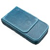 Galen Leather Magnum Opus 3 Slots Crazy Horse Ocean Blue Hard Pen Case