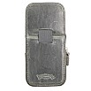 Galen Leather Magnum Opus Zippered 3 Slots Crazy Horse Smoky Hard Pen Case