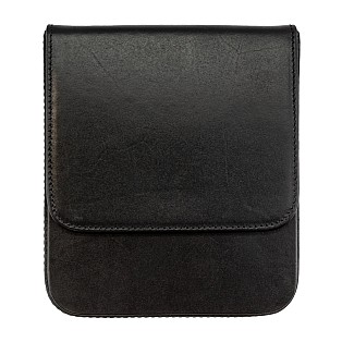 Galen Leather Magnum Opus 6 Slots Black Hard Pen Case