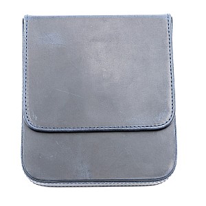Galen Leather Magnum Opus 6 Slots Crazy Horse Navy Hard Pen Case