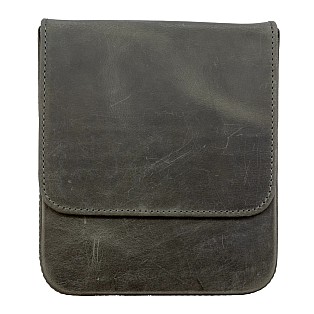 Galen Leather Magnum Opus 6 Slots Crazy Horse Smoky Hard Pen Case