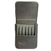 Galen Leather Magnum Opus 6 Slots Crazy Horse Smoky Hard Pen Case