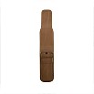Galen Leather Brown Flap Pen Pouch (Double)