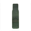 Galen Leather Crazy Horse Green Flap Pen Pouch (Triple)