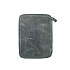 Galen Leather Crazy Horse Smoky Zippered Pen Pouch (Tenfold)