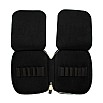 Galen Leather Black Zippered Pen Pouch (Tenfold)