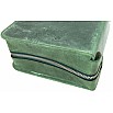 Galen Leather Crazy Horse Green Zippered Pen Pouch (Fortyfold)