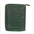 Galen Leather Crazy Horse Green Zippered Pen Pouch (Fivefold)