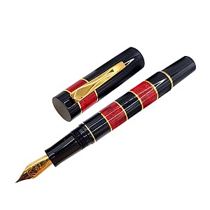 Gioia Penelope Red Marble GT Füllfederhalter