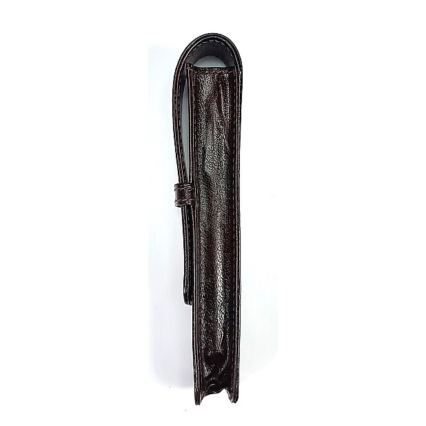 Girologio Oxblood Leather Pen Case (Single)