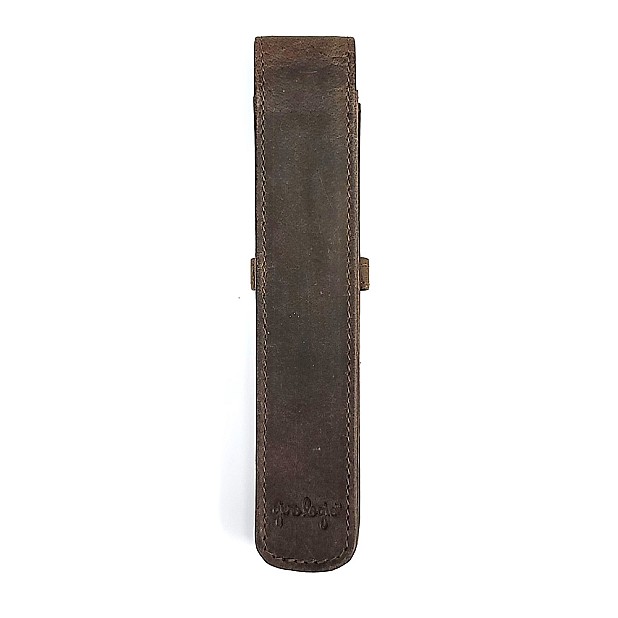 Girologio Bomber Brown Leather Pen Case (Single)