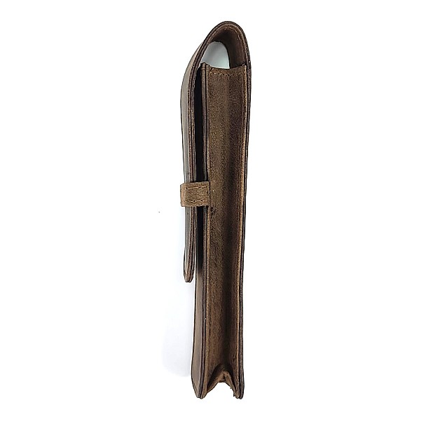 Girologio Bomber Brown Leather Pen Case (Single)