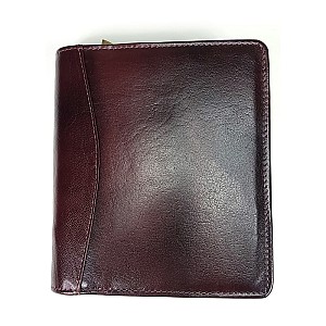 Girologio Oxblood Zippered Leather Pen Case (12 pens)