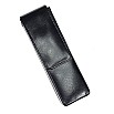 Girologio Black Magnetic Leather Pen Case (Double)