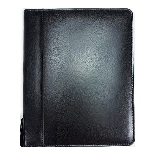 Girologio Black Zippered Leather Pen Case (24 pens)