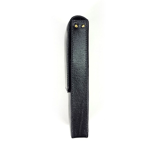 Girologio Black Magnetic Leather Pen Case (3 pens)
