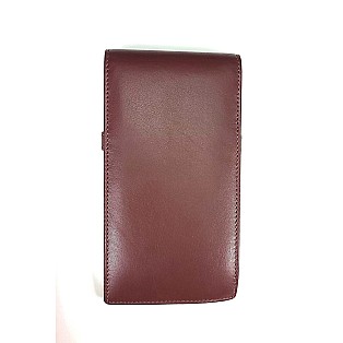 Girologio Antique Brown Leather Pen Case (4 pens)