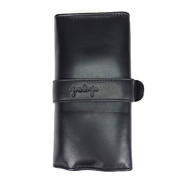 Girologio Black Leather Pen Wrap (6 pens)