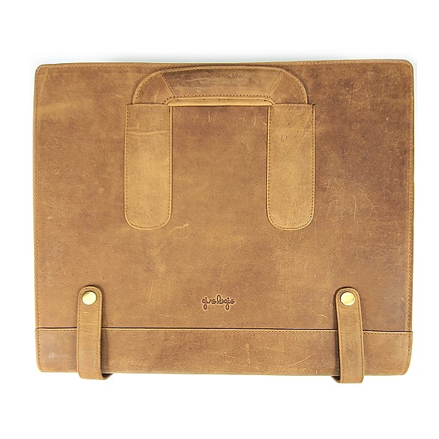 Girologio Saddle Tan Leather Pen Case (96 pens)