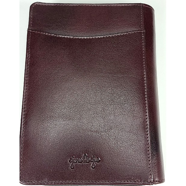 Girologio Grab-N-Go Oxblood Leather Pen Case (4 pens)