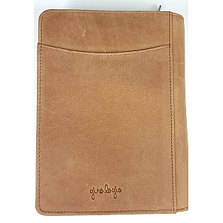 Girologio Grab-N-Go Saddle Tan Leather Pen Case (4 pens)