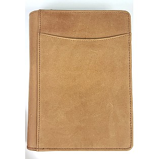 Girologio Grab-N-Go Saddle Tan Leather Pen Case (4 pens)