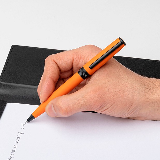 Hugo Boss Gear Matrix Orange Stylo Bille