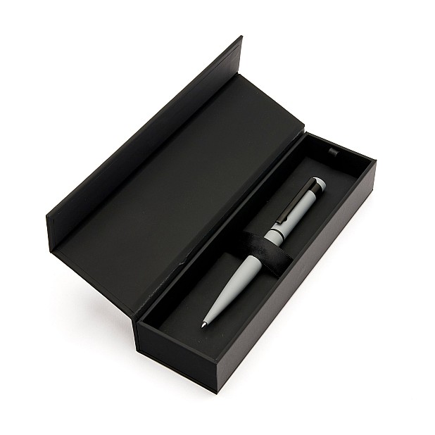Hugo Boss Loop Matte Grey Stylo Bille