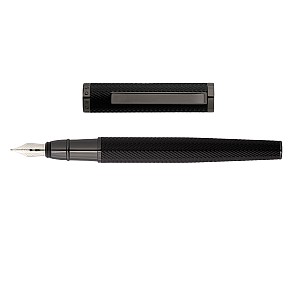Hugo Boss Formation Herringbone Gunmetal Fountain pen