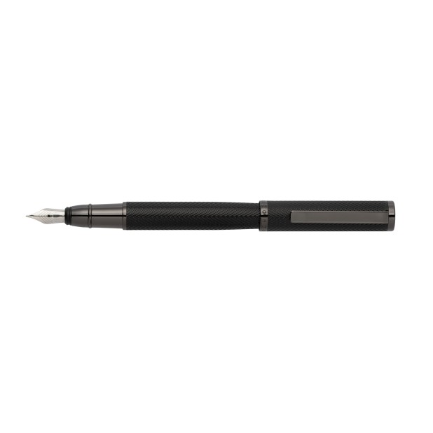 Hugo Boss Formation Herringbone Gunmetal Fountain pen