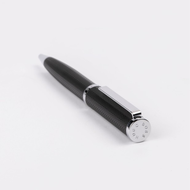 Hugo Boss Formation Herringbone Chrome Ballpoint
