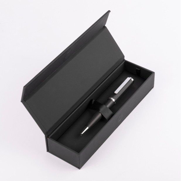 Hugo Boss Formation Herringbone Chrome Ballpoint