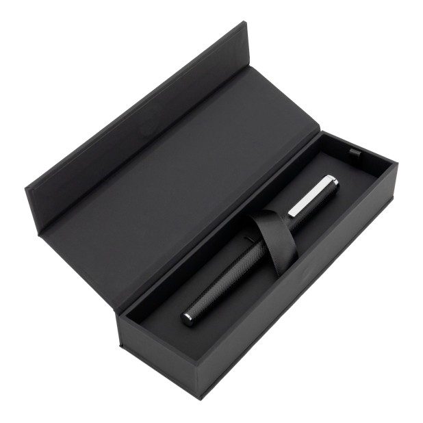 Hugo Boss Formation Herringbone Chrome Rollerball