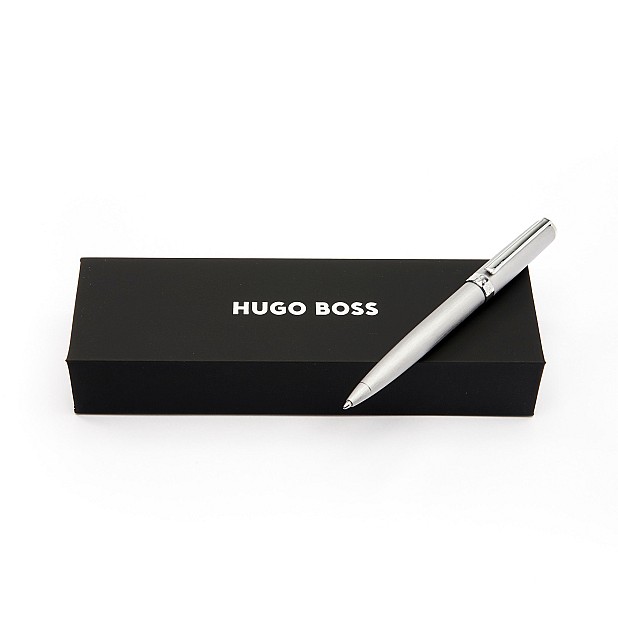 Hugo Boss Gear Brushed Chrome Ballpoint