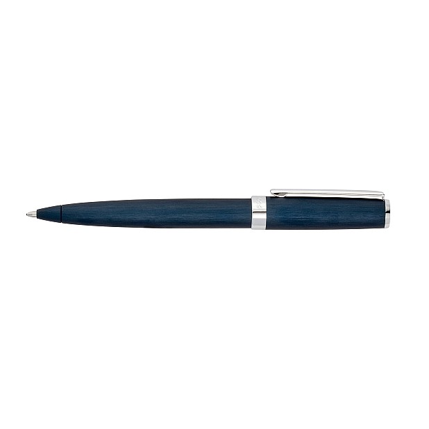 Hugo Boss Gear Brushed Navy Ballpoint