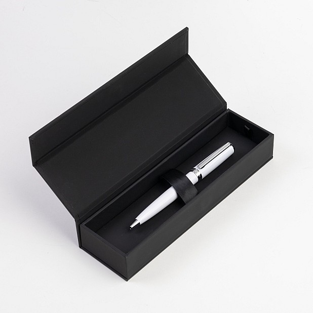 Hugo Boss Gear Icon White Ballpoint