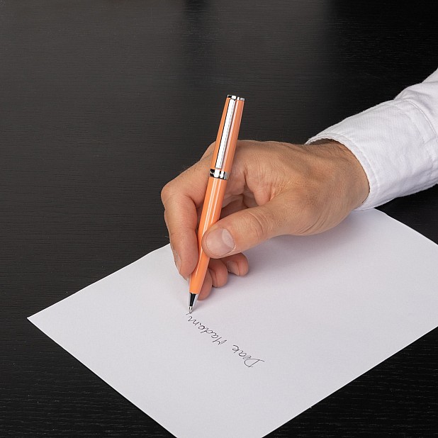 Hugo Boss Gear Icon Light Orange Ballpoint