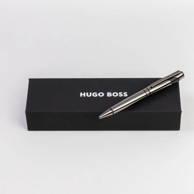 Hugo Boss Chevron Gunmetal Kugelschreiber