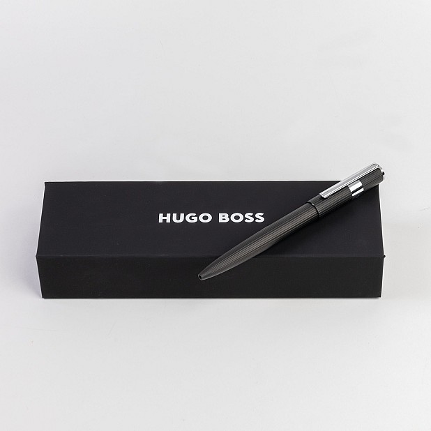 Hugo Boss Gear Ribs Black Stylo Bille