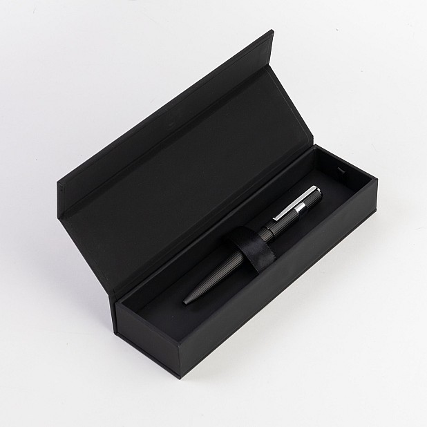 Hugo Boss Gear Ribs Black Stylo Bille