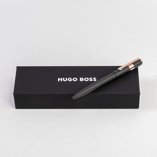 Hugo Boss Gear Pinstripe Black RGT Kulspetspenna