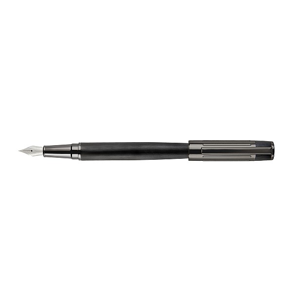 Hugo Boss Gear Ribs Black Pióro wieczne